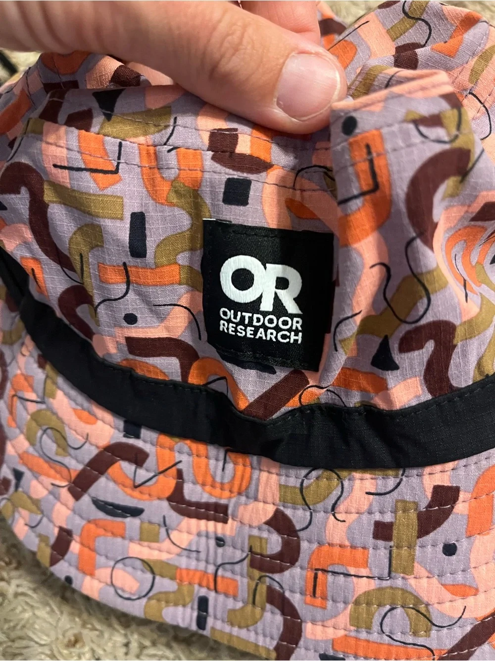 Outdoor Research Unisex Pink Patterned Bucket Hat